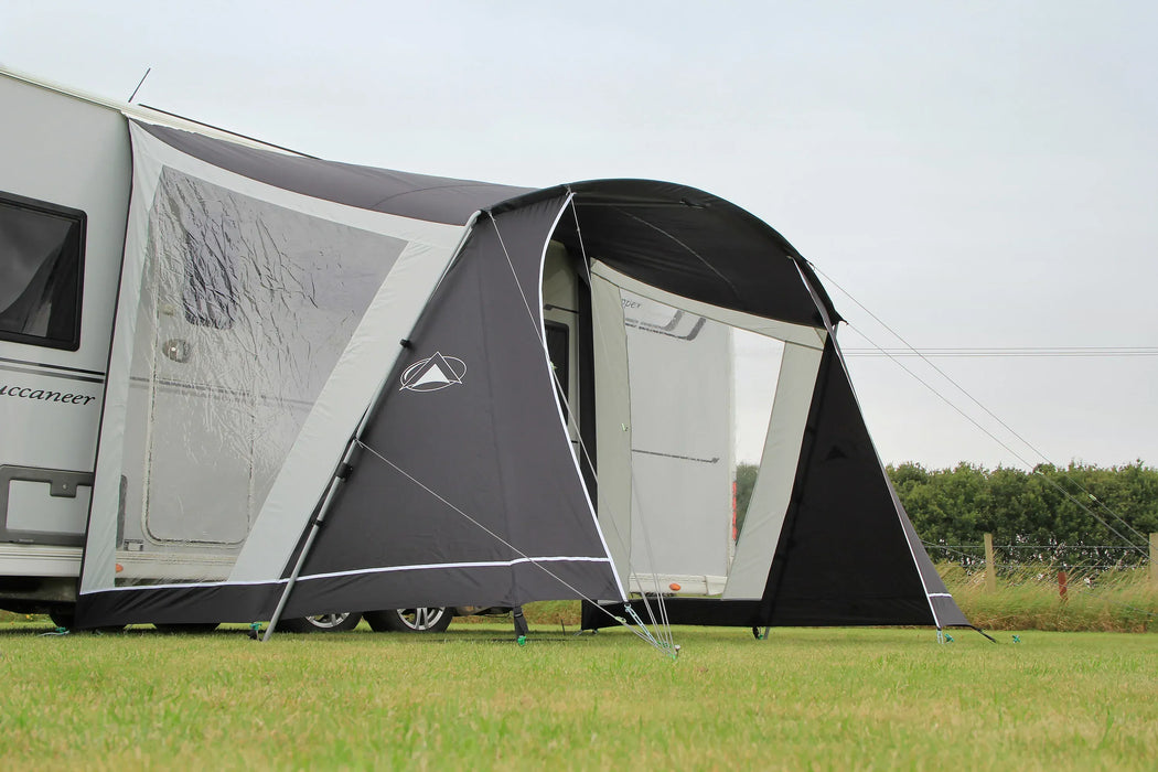 Sunncamp Swift 260 Caravan Canopy 2025 - product image, taken from low side angle