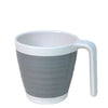 Outdoor Revolution 4 Piece Melamine Mug Set - Pastel Grey