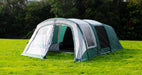 Outdoor Revolution Atom 600 - product image, shown pitched in field from front-right view, with outer and inner doors open