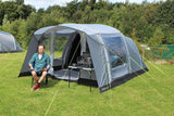 Outdoor Revolution Camp Star 500 Inflatable Tent, Groundsheet and Carpet Package external from front