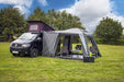 Outdoor Revolution Cayman Air Low - Inflatable Drive Away Awning open on a nice day