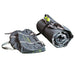 Outdoor Revolution Rock ’n’ Roll King Campervan Self-Inflating Mat - product image, showing rolled-up mat alongside carry bag