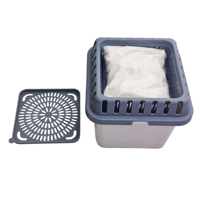 Outdoor Revolution Room Dehumidifier with 1kg Desiccant - product image, shown from above with lid open and desiccant inside