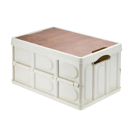 Outdoor Revolution Shimanto Folding Camping Storage Box with Table Top - main product image, showing box with table top included