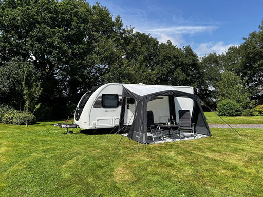 Outdoor Revolution Sport Pro Canopy 330 front view with open doors as a canopy