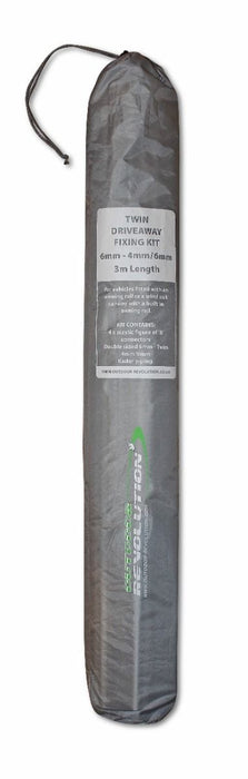 Outdoor Revolution Twin Driveaway Kit – 300cm 6+6+4mm Awning Connector - product image, in carry bag