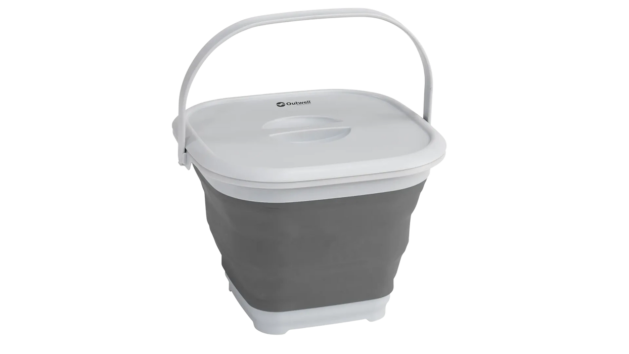 Outwell 9 Litre Collapsible Square Bucket - main product image