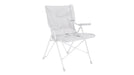 Outwell Alder Lake Folding Camping Chair feature image showing chair dimensions 57 height of back 58cm width of chair and 44cm depth