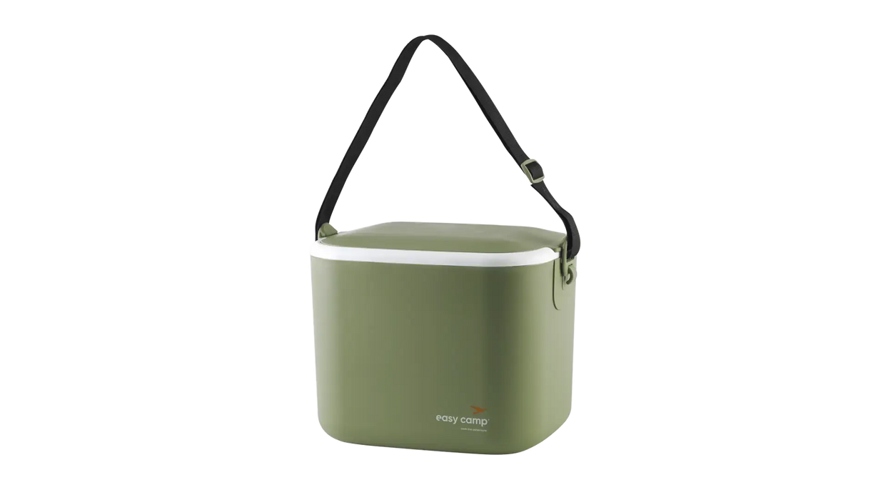 Outwell Arctic Poppy 14 Litre Camping Coolbox - product image, shown with carry strap