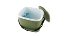 Outwell Arctic Poppy 14 Litre Camping Coolbox - product image, shown from bird's eye view, with two bottles shown inside