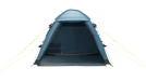 Outwell Arizona 3 Person Standing Height Camping Tent - product image, showing tent from front side view with door open