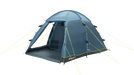 Outwell Arizona 3 Person Standing Height Camping Tent - product image, showing tent from front-right side view with door open