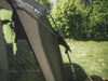 Outwell Armona Campervan Drive Away Awning - lifestyle image, showing pole system