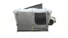 Outwell Armona Campervan Drive Away Awning - product image, showing awning attached to vehicle from side angle