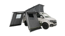 Outwell Backroads Campervan Awning Room - product image, showing annexe attached to vehicle with front door open