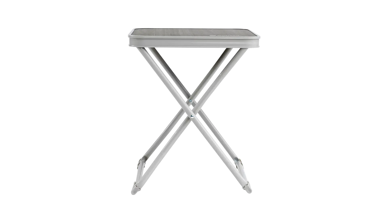 Outwell Baffin 3-in-1 Stool Table Footrest Multi-Use Camping Furniture - product image, showing product made up as table from side view