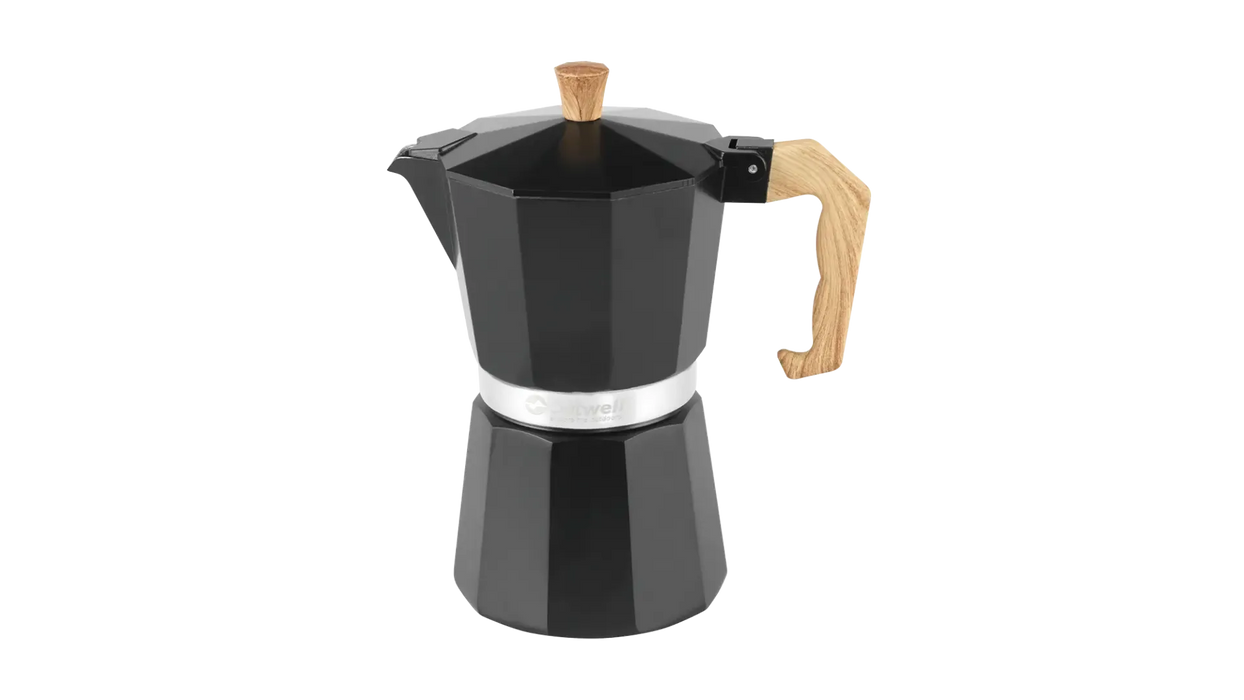Outwell Brew Espresso Maker 6 Cup Camping Coffee Pot - main product image