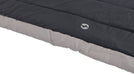 Outwell Campion Double Duvet - Grey close up feature image of top of duvet with logo
