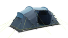 Outwell Casagrande 4 Person Tunnel Family Tent - product image, showing tent from front-left side view with door open
