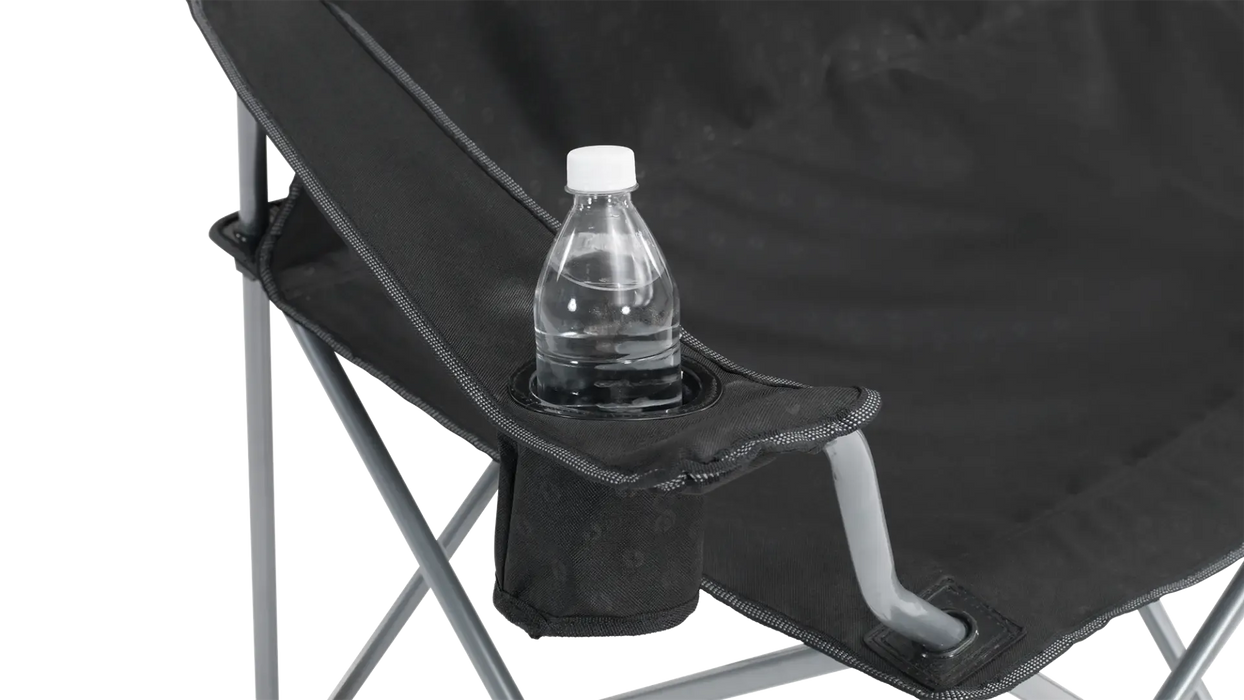 Outwell Catamarca Sofa - 2 Person Camping Chair - product image, showing close-up image of drinks holder