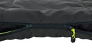 Outwell Celestial Lux Double Sleeping Bag - product image, close-up on two-way zip