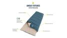 Outwell Celestial Lux Double Sleeping Bag - product information image