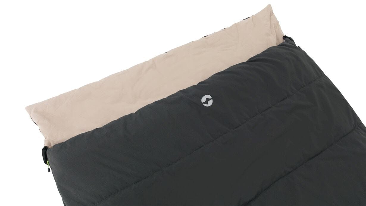 Outwell Celestial Lux Double Sleeping Bag - product image, shown fully zipped