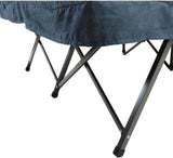 Outwell Centuple Double Camp Bed legs shown up close