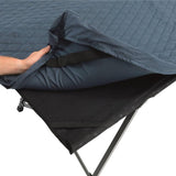Outwell Centuple Double Camp Bed shown with removable cover