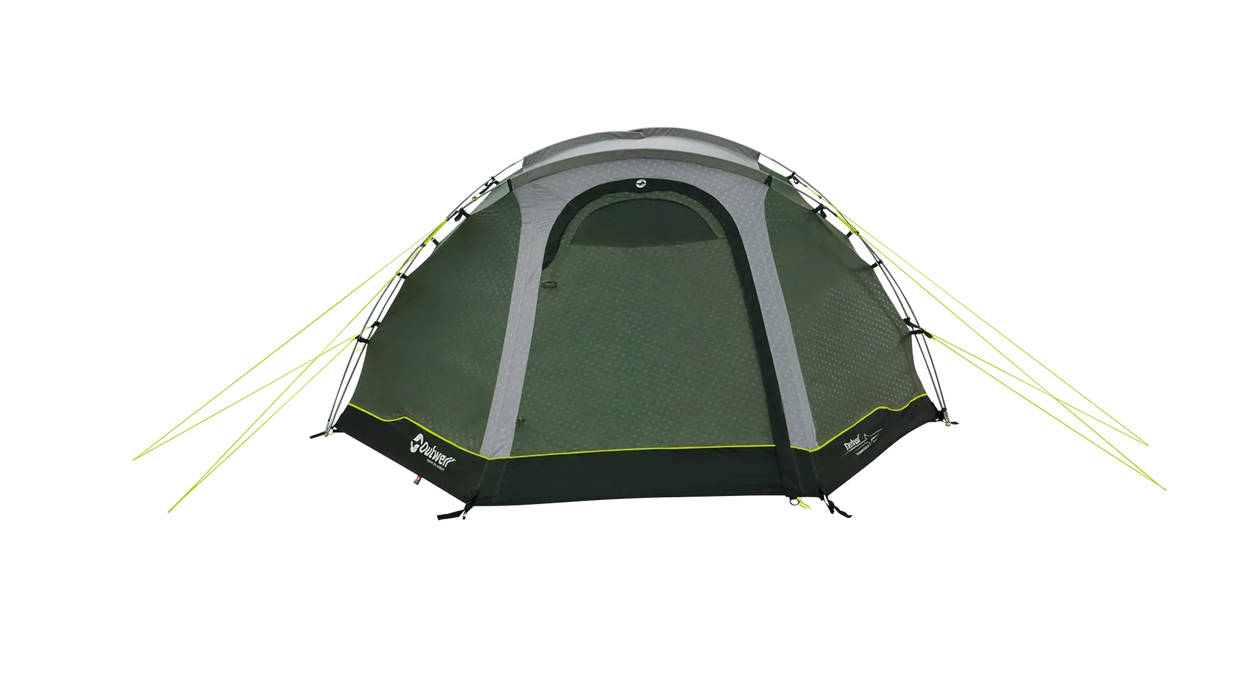 Outwell Cloud 4 - Lightweight 4-Person Dome Tent - product image from front view with front door closed