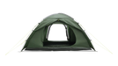 Outwell Cloud 5 Plus - Large Dome Family Tent - product image taken from rear angle with front and rear doors open