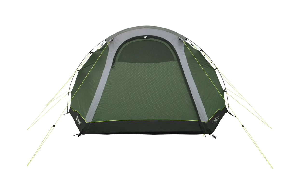 Outwell Cloud 5 Plus - Large Dome Family Tent - product image, taken from front angle with door closed