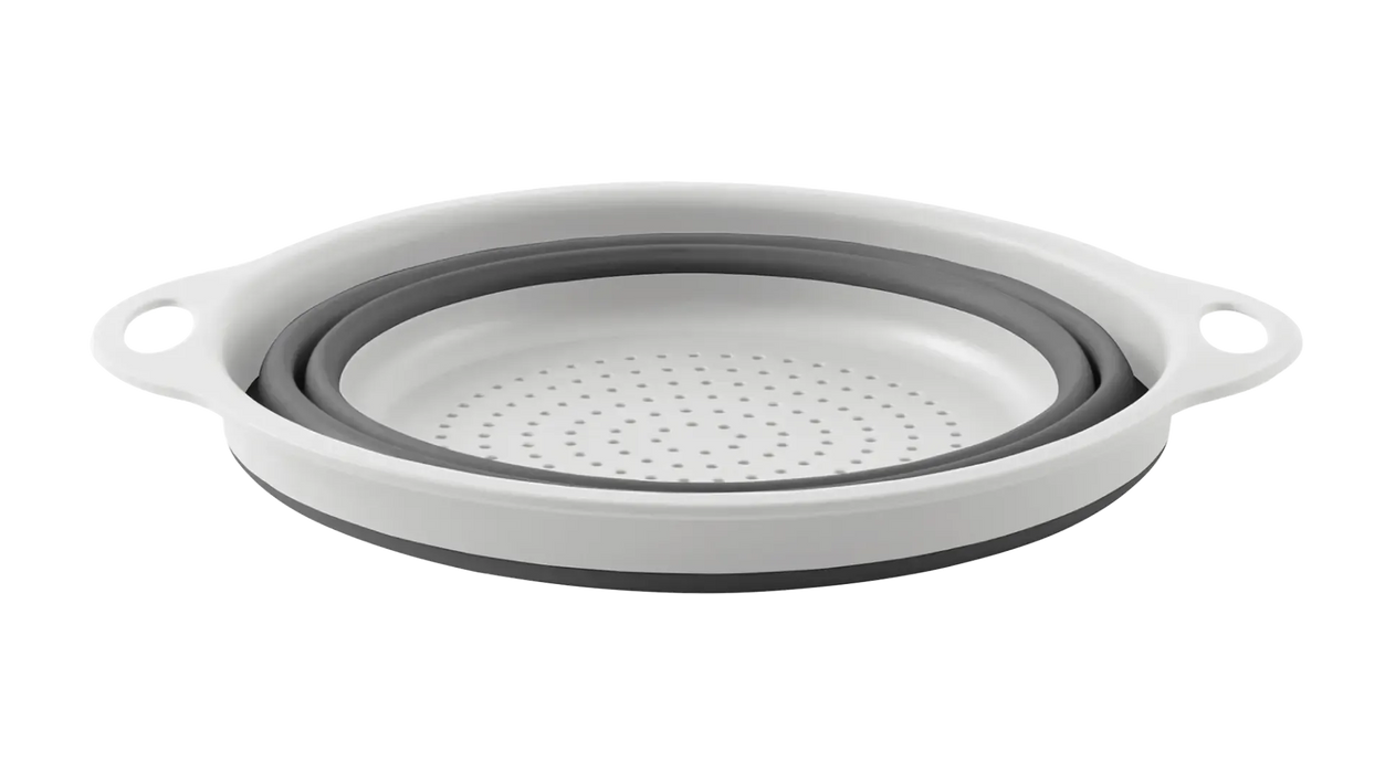 Outwell Collaps Camping Colander - product image, showing colander collapsed flat
