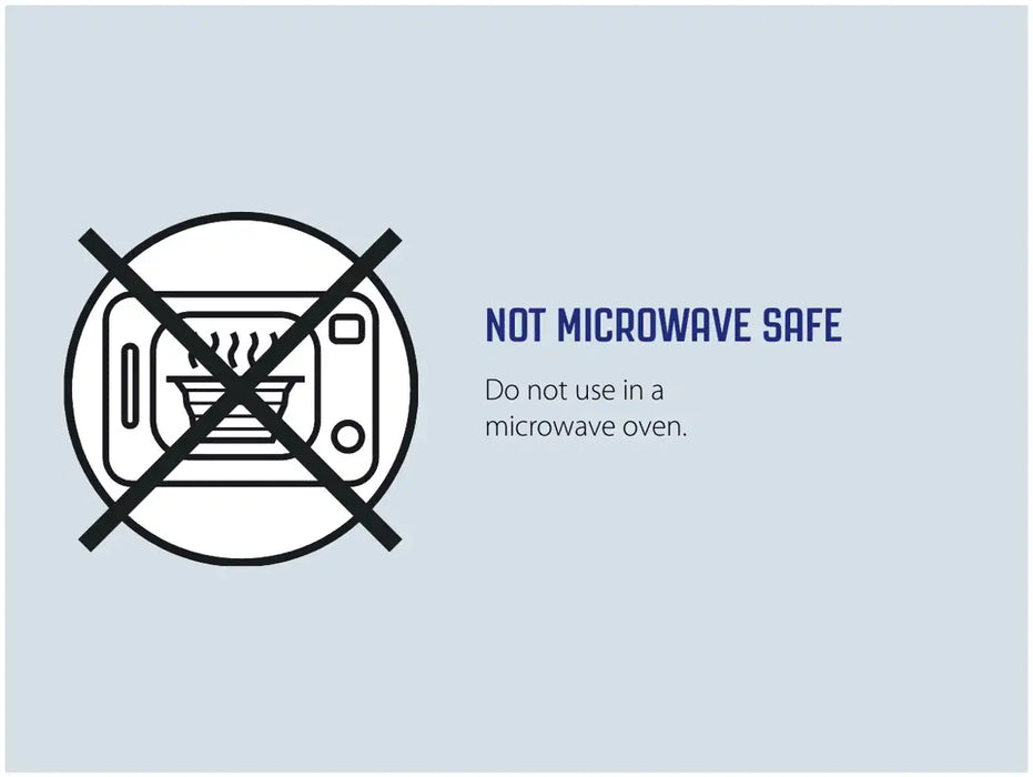 Outwell Collaps Stew Pot 2.5 Litre Camping Cooking Pot - product 'not microwave safe' infographic