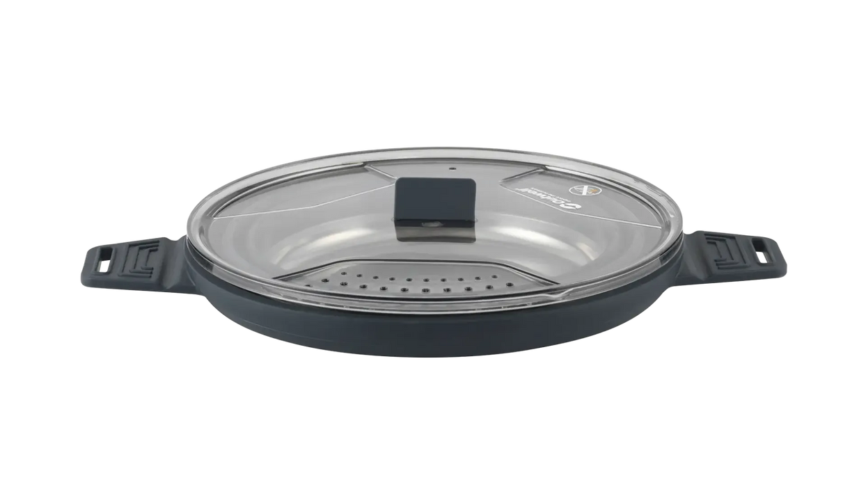 Outwell Collaps Stew Pot 2.5 Litre Camping Cooking Pot - product image, showing pot fully collapsed