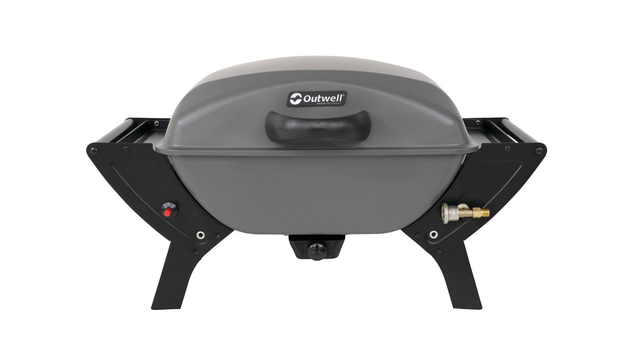 Outwell Colmar Gas Grill BBQ feature image with sides folded down