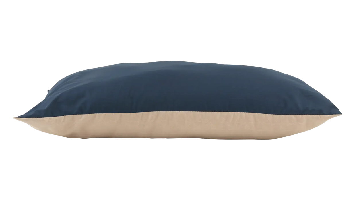 Outwell Comfort Deluxe Large Camping Pillow - product image, showing side view of pillow