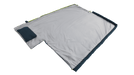 Outwell Companion Sleeping Bag - Blue - shown fully unzipped with internal material