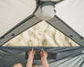 Outwell Compton Fibreglass Beach Shelter - lifestyle image