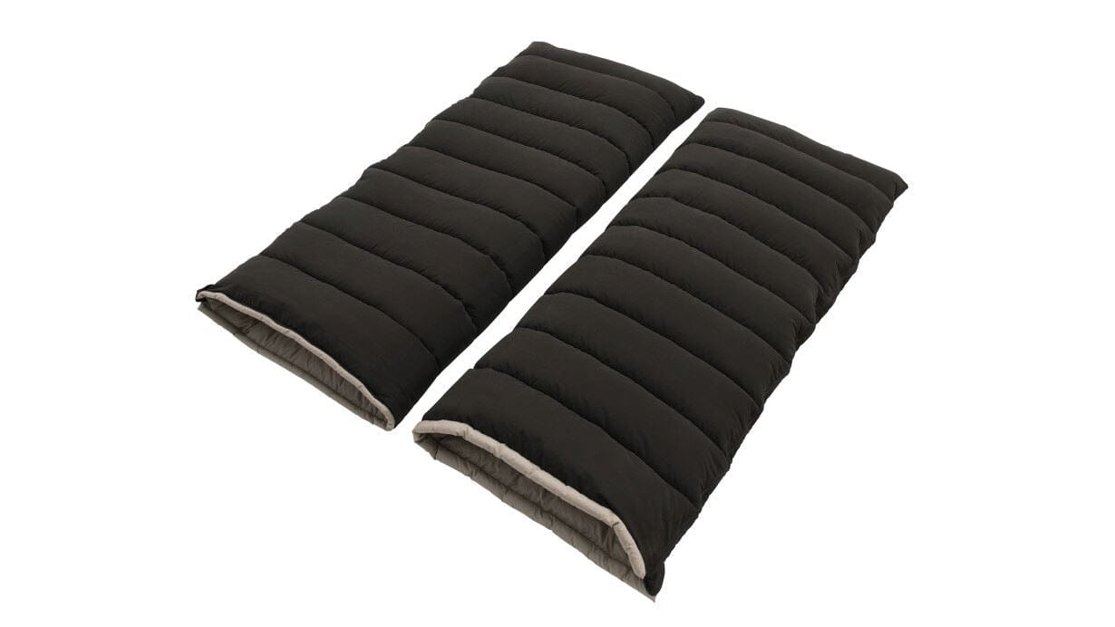 Outwell Constellation Lux Double Sleeping Bag - product image, showing product split into two single bags