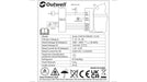 Outwell Cool Box Artic Chill 50 - Camping Compressor Fridge / Freezer Coolbox electrical information label