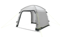 Outwell Dakota Freestanding Outdoor Camping Shelter - product image, taken from front-right side view, with both front and side doors open