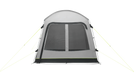 Outwell Dakota Freestanding Outdoor Camping Shelter - product image from front view, with front door closed