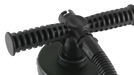Outwell Double Action Air Pump - product image, showing close-up of pump handle with 'inflate' and 'deflate' denotations, and hose attached