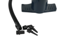 Outwell Double Action Air Pump - product image, showing close-up of base with hose and adapters