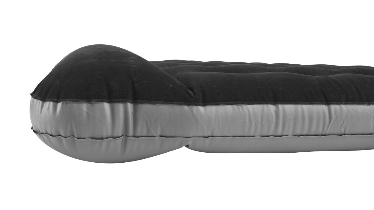 Outwell Flock Classic Single Airbed with Pillow & Pump feature image of pillow on side view