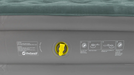 Outwell Flock Excellent King Size Inflatable Camping Mattress - product image, showing close-up of air valve