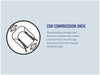 Outwell Freeway Single Sleeping Bag with Built-In Pillow - product cap compression sack infographic