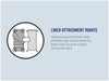 Outwell Freeway Single Sleeping Bag with Built-In Pillow - product liner attachment points infographic