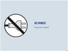 Outwell Fulmar 60 Litre Non Electric Coolbox - product 'no power needed' infographic